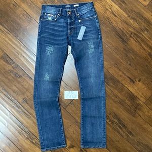 NWT Jacob Davis SAMPLE Evan Slim Denim Jeans #JD2